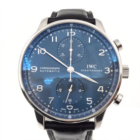 IWC 포르투기저 크로노 스틸 시계 (IW371491)