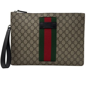 구찌 GG 수프림 오피디아 클러치 (433665)