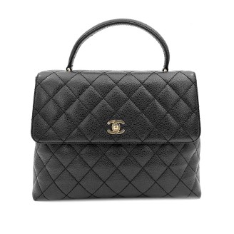 샤넬 캐비어 탑핸들 토트백