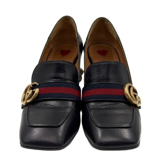 구찌 마몽 진주 구두 (425943)