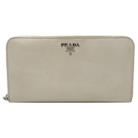 프라다 사피아노 지퍼 장지갑