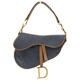 크리스찬 디올 데님 새들백