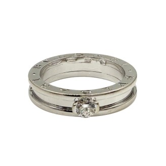 불가리 비제로원 1p 0.3ct 다이아 반지