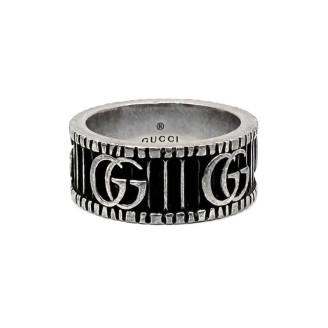 구찌 인터로킹 더블G 실버 반지