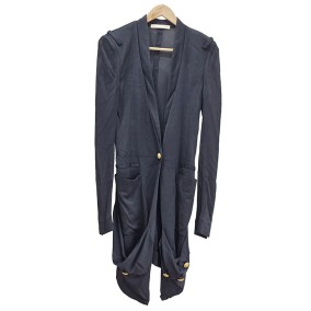 발렌시아가 금장 롱 가디건