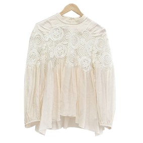 끌로에 크로셰 블라우스