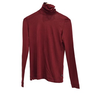 로로피아나 캐시미어 실크 터틀넥 니트 레드