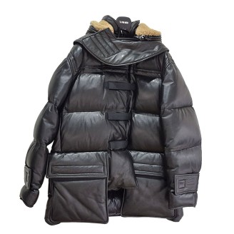 버버리 램스킨 시어링 구스다운 패딩