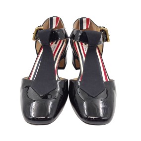 톰브라운 페이던트 넥타이 펌프스