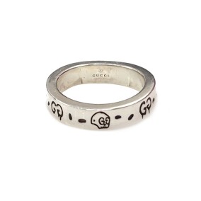 구찌 고스트 실버 반지