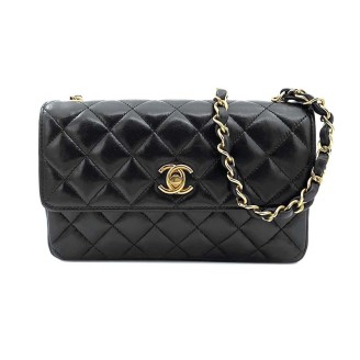 샤넬 램스킨 미니 크로스백