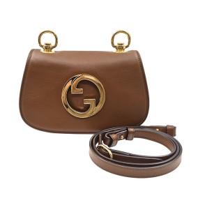 구찌 라운드 인터로킹 G 블론디 숄더백 (698643)