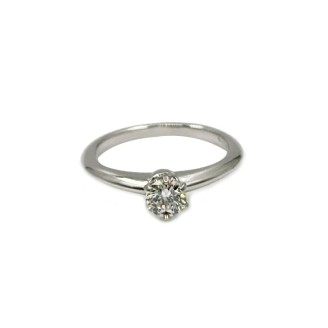 티파니 PT 0.32ct 다이아 웨딩링 반지